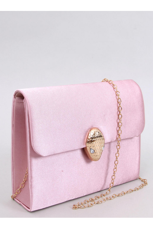 Formal women's handbag SNAKES pink color
