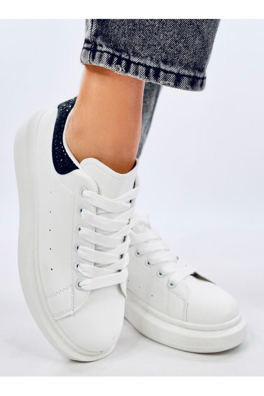 Sneakers model shoes with platform  PARKSS WHITE/BLACK