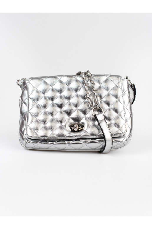 silver color    Handbag Shelovet