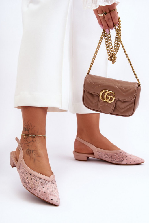 Women's Polka Dot Ballet Flats Pink Adore Women's Polka Dot Ballet Flats Pink Adore