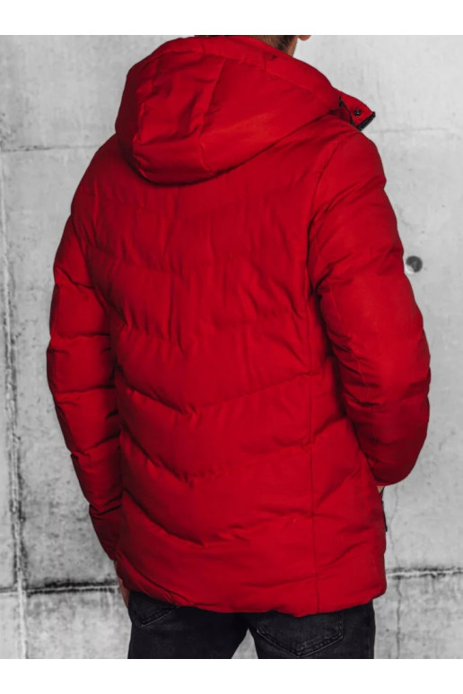 Vyriška striukė raudonos spalvos