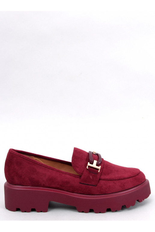 Women's moccasins of suede RALFES MAROON