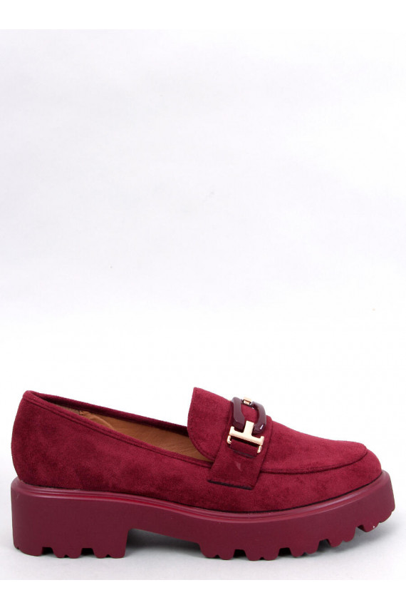 Women's moccasins of suede RALFES MAROON