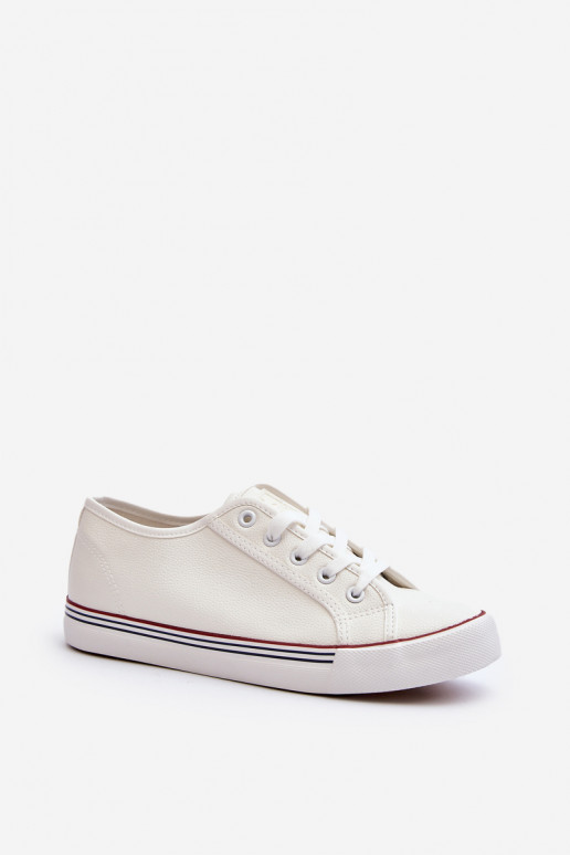 Women's Sneakers Made of Eco Leather White Lirean