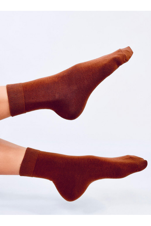  Socks  AUTUM Brown color