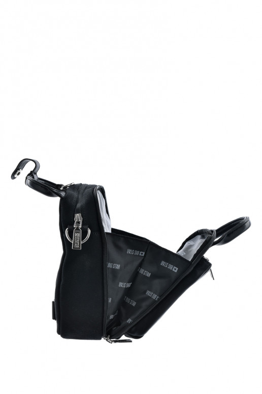 Big Star Leather 2in1 Backpack Bag LL574049 Black Big Star Leather 2in1 Backpack Bag LL574049 Black