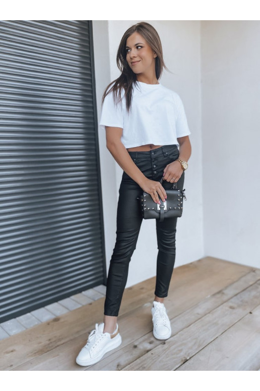 Moteriškos odos imitacijos kelnės...