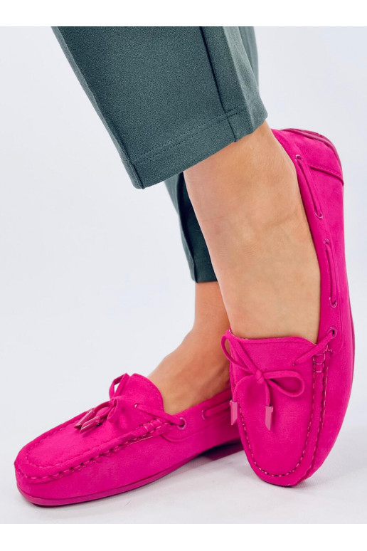 Moccasins of suede WARDS pink