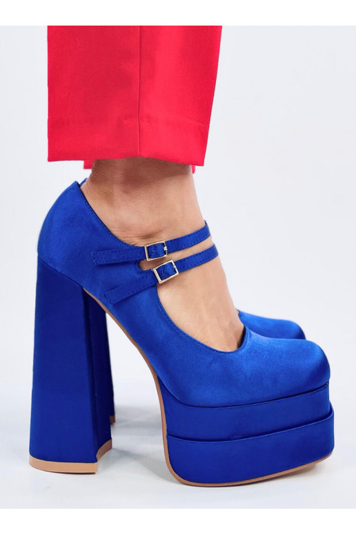 Shoes with platform  PRANDI BLUE