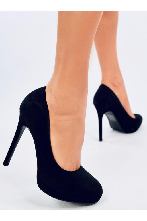 high-heeled shoes with platform DOROTHY BLACK