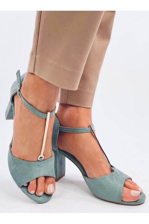 Stylish high-heeled sandals  FERDI GREEN