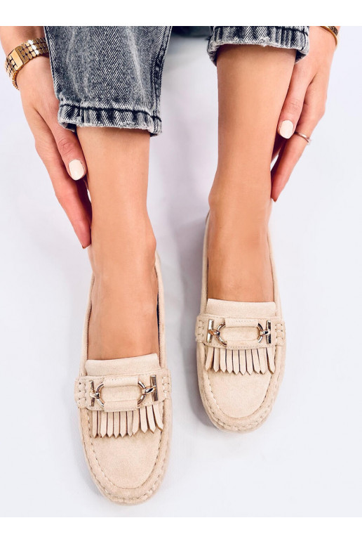 Women's moccasins LEIF BEIGE