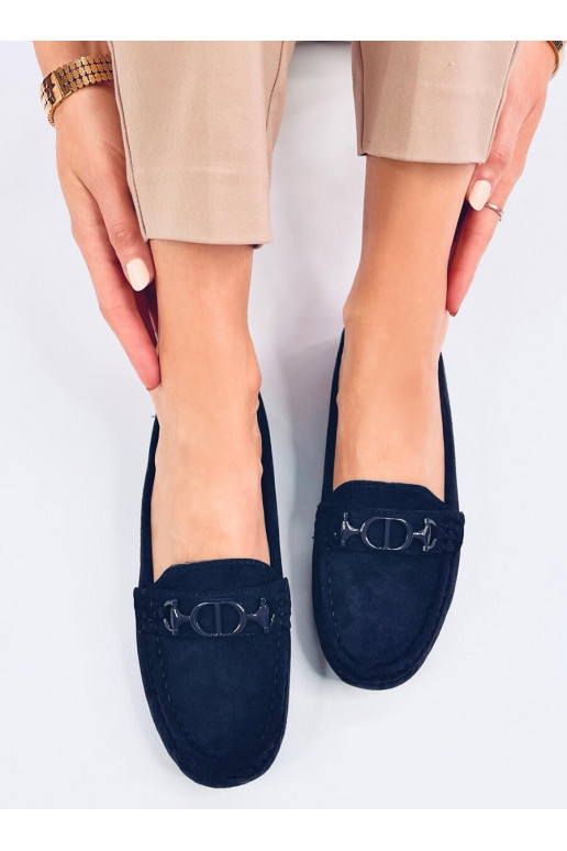 Women's moccasins of suede TRABEI NAVY