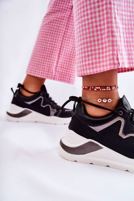 Women's Fashionable Sneakers Black Allie Women's Fashionable Sneakers Black Allie