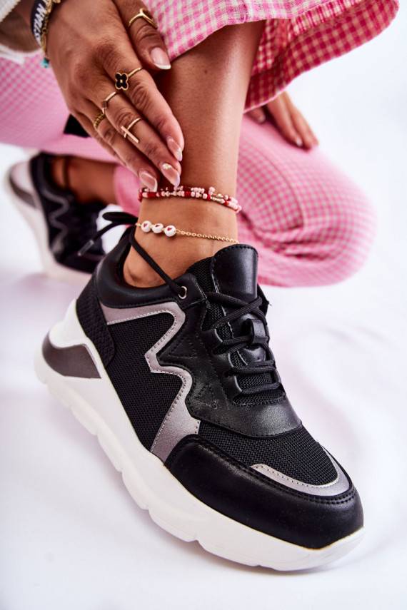 Women's Fashionable Sneakers Black Allie