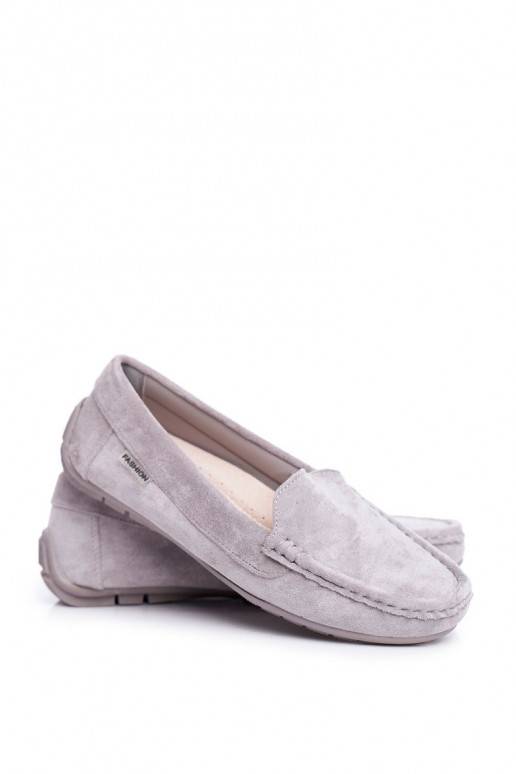 Women s Loafers Suede Grey Morreno Women s Loafers Suede Grey Morreno