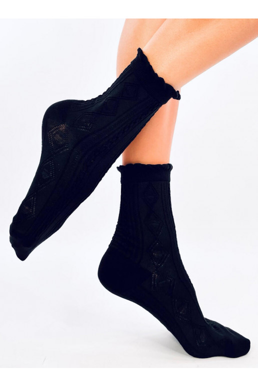 Socks  WHITT BLACK-2