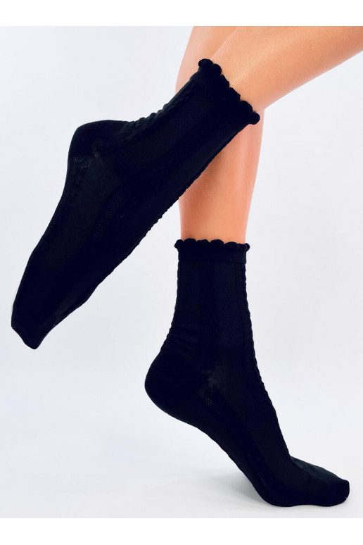 Socks  WHITT BLACK-1
