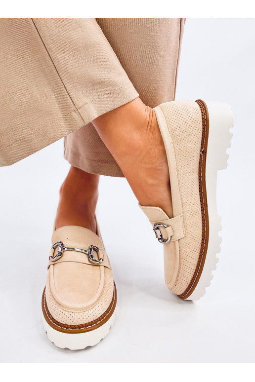 Women's moccasins CLAYS BEIGE