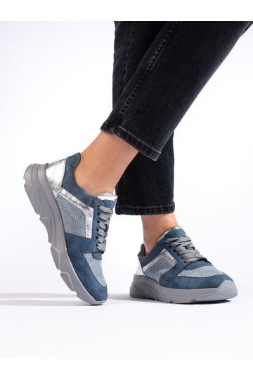 Blue sneakers 2