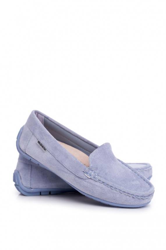 Women s Loafers Suede Blue Morreno