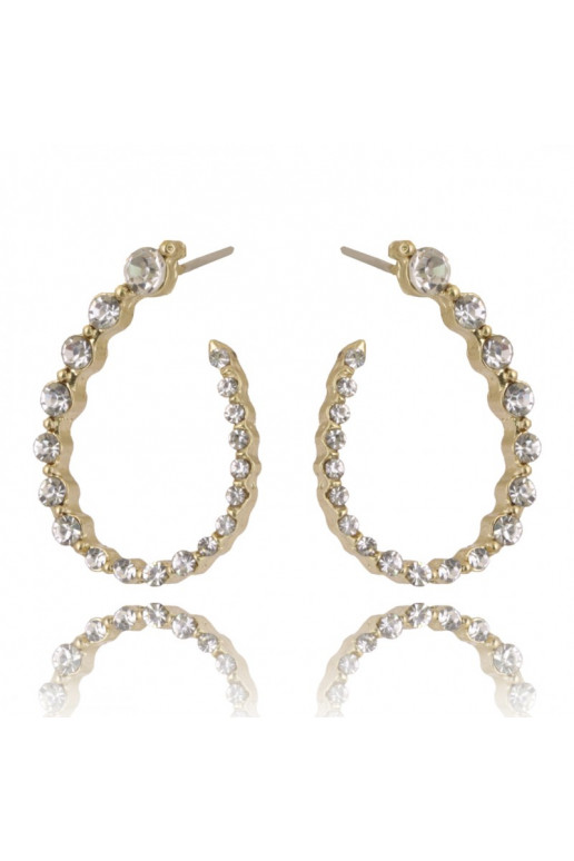 Złote Earrings K1617