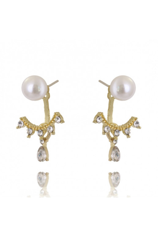 Złote Earrings K1616