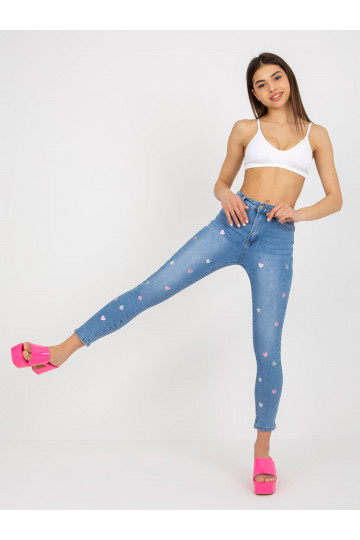 Džinsai push up mėlynos...