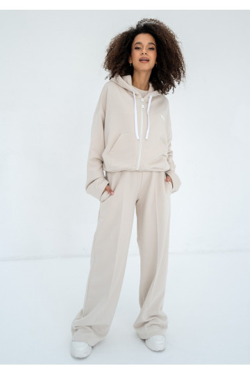 Costa - Coconut wide sweatpants 2