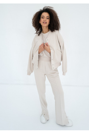 Club - Coconut snap-buttoned sweatpants 2