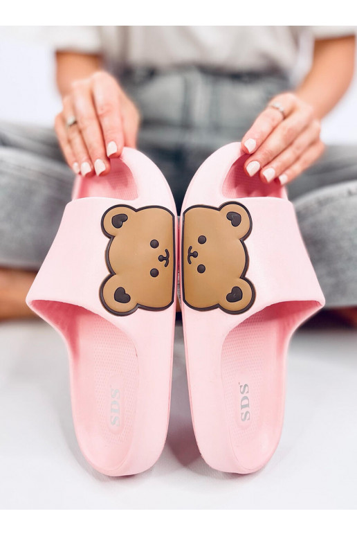 Rubber slippers with teddy bears MILLIES pink