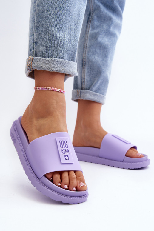 Women's sandals Big Star LL274426 Purple