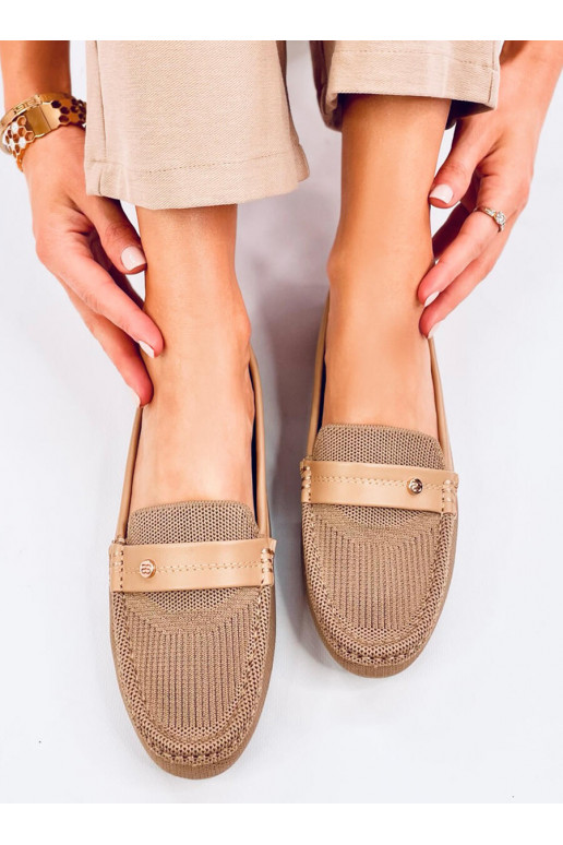 Women's moccasins mięciutkie YURIKO KAKI