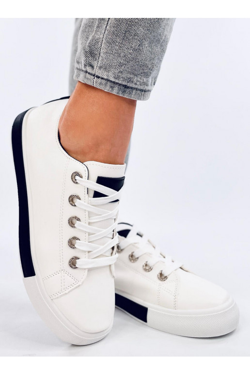 Women's boots ROUNDS WHITE/BLACK
