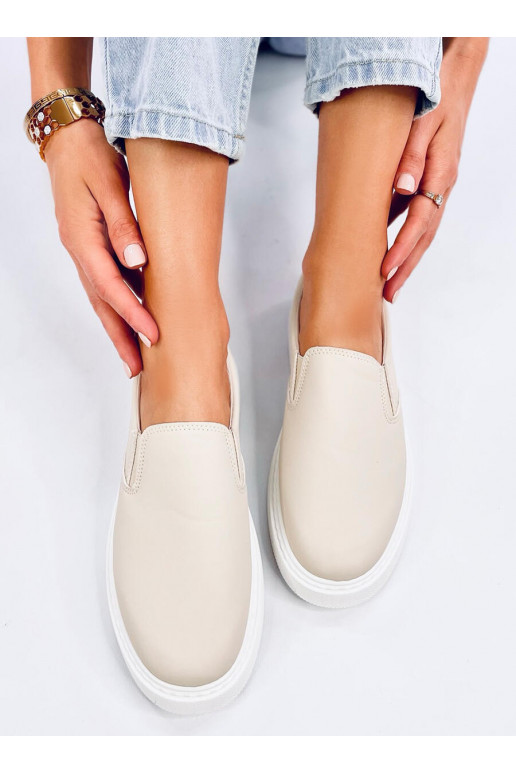 casual shoes slip-on ALLAMS BEIGE