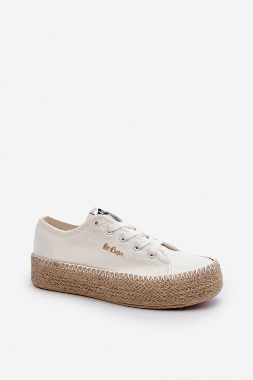 Trainers With Braid Lee Cooper LCW-24-44-2410 White