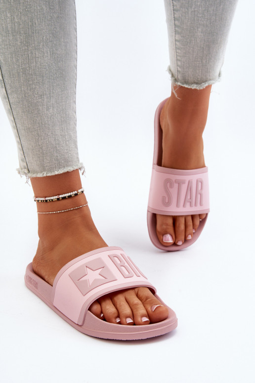 Women's Slippers Big Star NN274A647 Pink