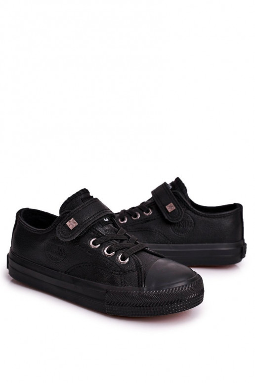 Kids Leather Sneakers BIG STAR EE374034 Black Kids Leather Sneakers BIG STAR EE374034 Black