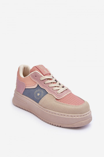 Women's Sports Shoes Big Star MM274233 Pink-Beige 2