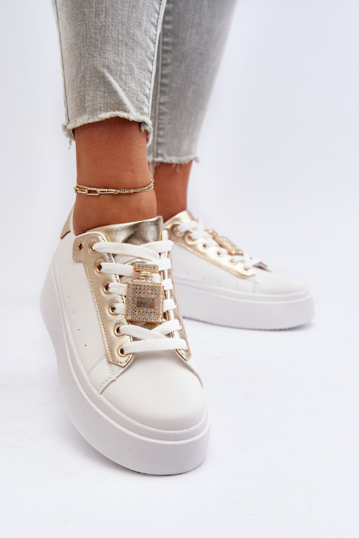 Women's Sneakers with Decoration White Celedria