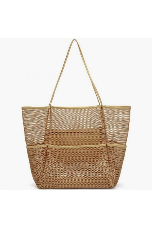 Bag plażowa minimalistyczna siateczkowa  35x43x17cm TP13