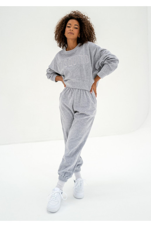 Icon Velvet - velor leisure pants in... Icon Velvet - velor leisure pants in...