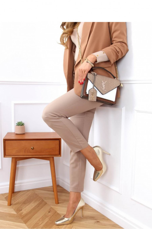 Aukštakulniai bateliai aukso spalvos...