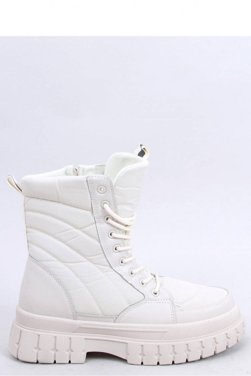 Baltos spalvos sniego batai Inello