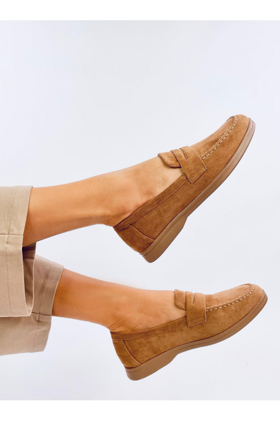 Women's moccasins FOREST khaki colors