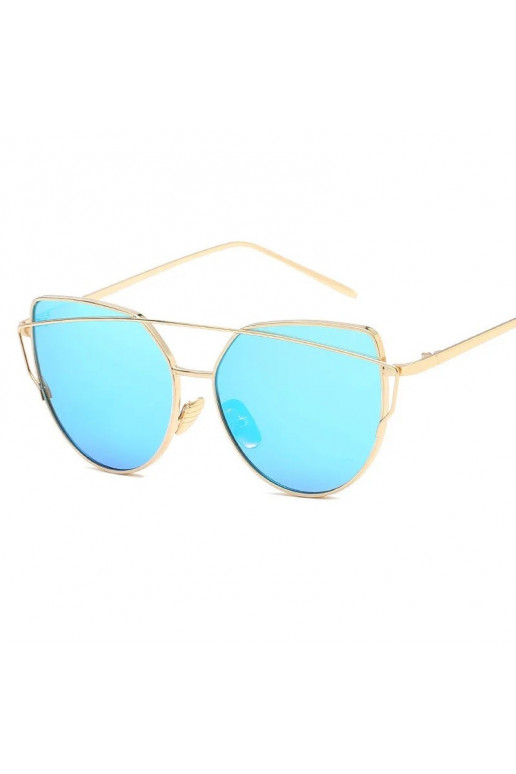 Elegant sunglasses GLAM ROCK FASHION blue OK21WZ7