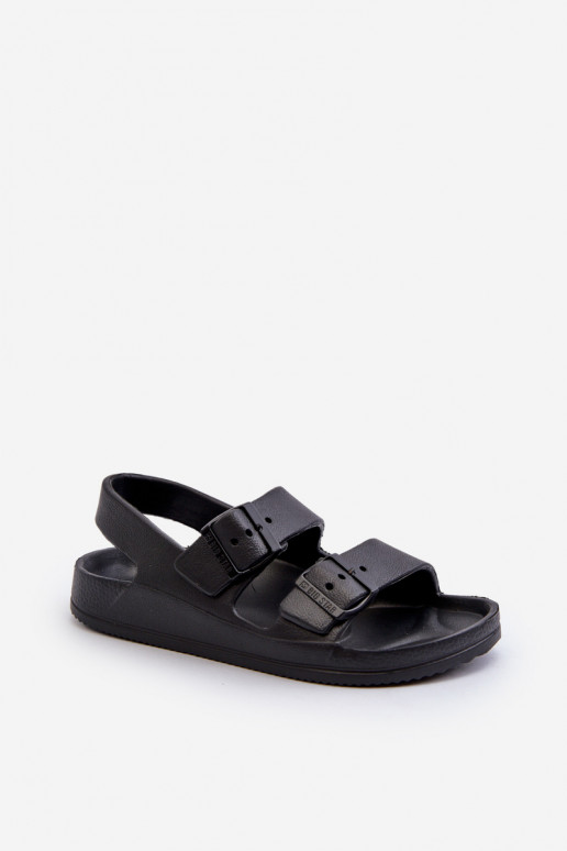Children's lightweight sandals with buckles BIG STAR NN374541 Black