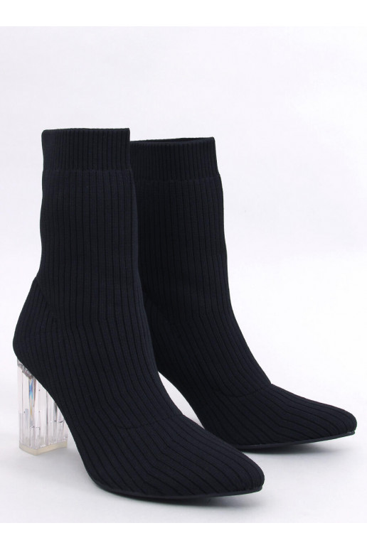 Boots  na przezroczystym obcasie DESTANI BLACK Boots  na przezroczystym obcasie DESTANI BLACK