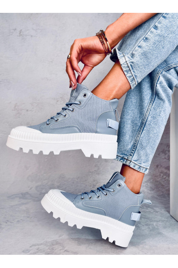 casual shoes  na protektorze TINLI BLUE