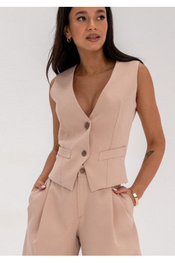 Mocca - Beige vest 2